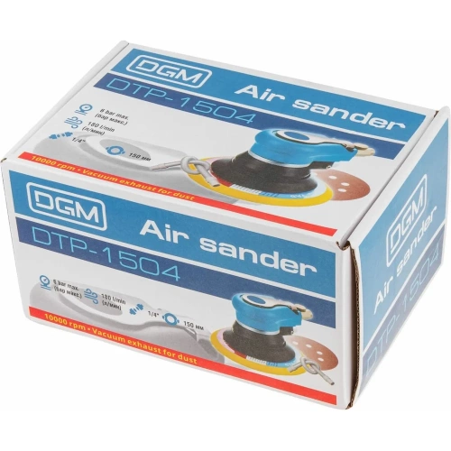 Эксцентриковая пневмошлифмашина с пылеотсосом DGM DTP-1504 фото 6 Эксцентриковая пневмошлифмашина с пылеотсосом DGM DTP-1504 фото 6