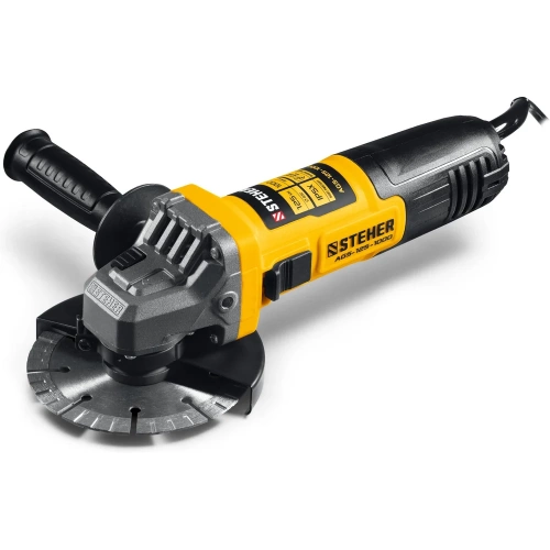 Угловая шлифмашина STEHER d 125 мм, 1000 Вт AGS-125-1000 фото 3 Угловая шлифмашина STEHER d 125 мм, 1000 Вт AGS-125-1000 фото 3