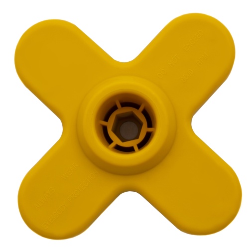 Головка триммерная универсальная гайка М10 х 1.25 левая Denzel фото 3