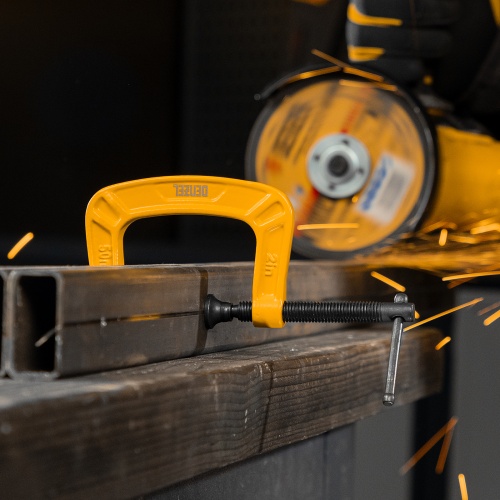 Струбцина G-образная, усиленная, 50 мм Denzel фото 9