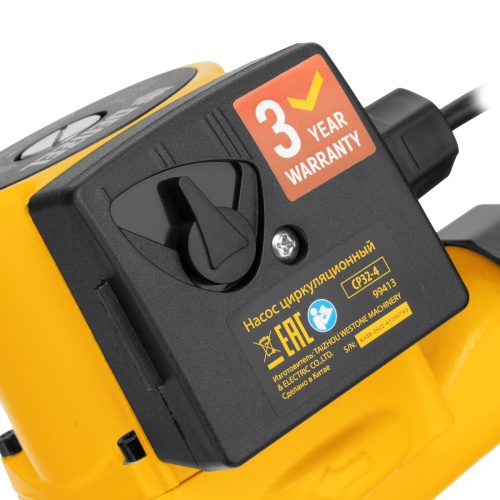 Циркуляционный насос CP32-4, напор 4 м, 50 л/мин, 1 м кабель, монт. длина 180 мм Denzel фото 7