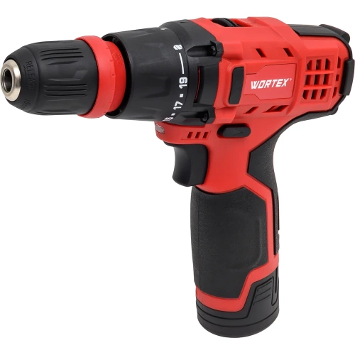 Аккумуляторная дрель-шуруповерт WORTEX BD 1215 LiSET в чем. + 2 угловые насадки 1326469 фото 6