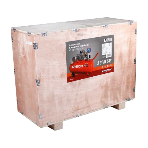 Масляный компрессор с ременным приводом Кратон AC-530-200-BDH 3 01 01 043 фото 11