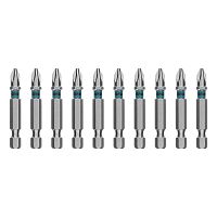 Бита PH2х50мм, сталь S2, шестигр., отрывн., 10 шт. Gross