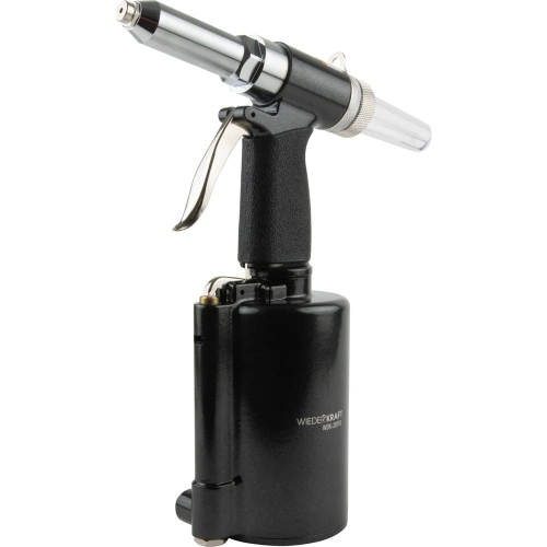 Пневмогидравлический заклепочник WIEDERKRAFT 2.4, 3.2, 4.0, 4.8, 6.4 мм, усилие 14000 Н WDK-28110 Пневмогидравлический заклепочник WIEDERKRAFT 2.4, 3.2, 4.0, 4.8, 6.4 мм, усилие 14000 Н WDK-28110