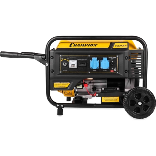 Генератор Champion GG3200EW (3,2/3,5кВт OHV 7,5лс 15л 48кг эл.старт колеса) фото 3 Генератор Champion GG3200EW (3,2/3,5кВт OHV 7,5лс 15л 48кг эл.старт колеса) фото 3
