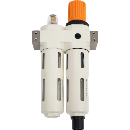 Блок подготовки воздуха Profi: фильтр-регулятор, лубрикатор (1300 л/мин; 16 бар; 1/4") ROCKFORCE RF-7002014(18867)