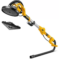 Шлифовальная машина для стен (жираф) STEHER d225мм, 800Вт, сменные основания, подсветка DWC-800