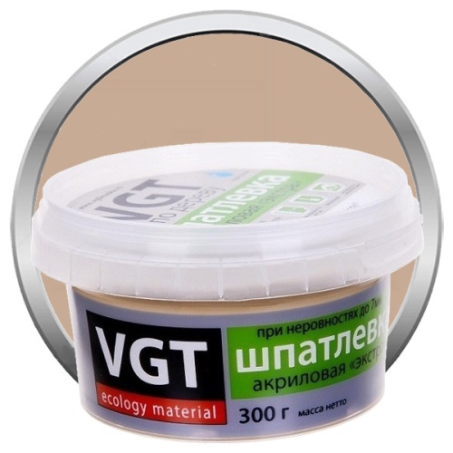 Шпатлевка акриловая по дереву VGT Экстра Береза 0,3 кг
