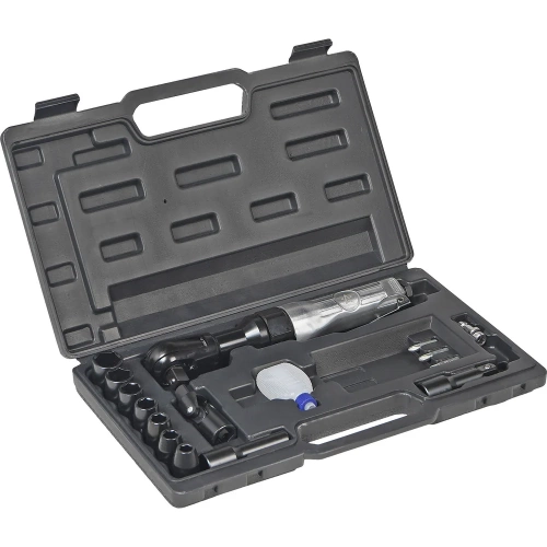 Пневматическая трещотка Airline 1/2", 61 Нм, с головками 17 предметов, кейс ATAZ020 фото 5