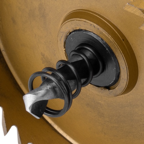 Коронка по металлу HSS, 65 мм, нитридтитановое покрытие Denzel фото 6