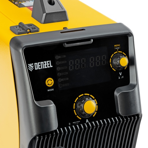 Аппарат инвертор. полуавтомат. cварки IMIG-205SDR, 200 А, ПВ 60%, катушка 5 кг Denzel фото 10