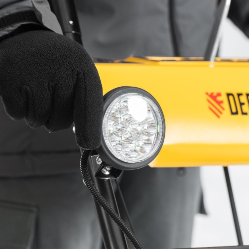 Бензиновая снегоуборочная машина SBM 610, 212 cc, ручной старт, фара Denzel фото 36