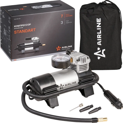 Автомобильный компрессор Airline Standart в сумке, 30л/мин., 7 АТМ CA-030-06