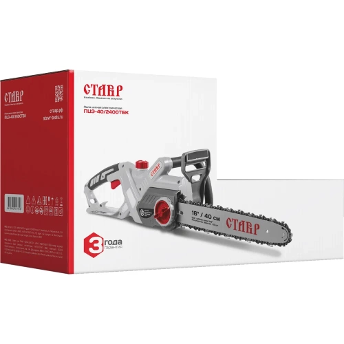 Пила цепная электрическая Ставр ПЦЭ-40/2400ТБК 9050100066 фото 3 Пила цепная электрическая Ставр ПЦЭ-40/2400ТБК 9050100066 фото 3