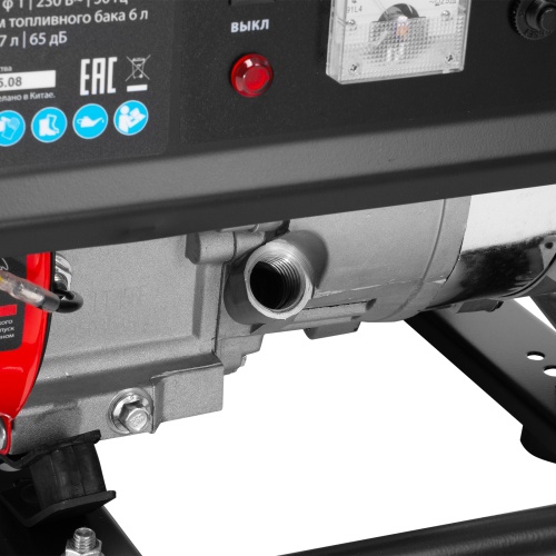 Генератор бензиновый RS-1500, 1,1 кВт, 230В, ручной стартер MTX фото 21