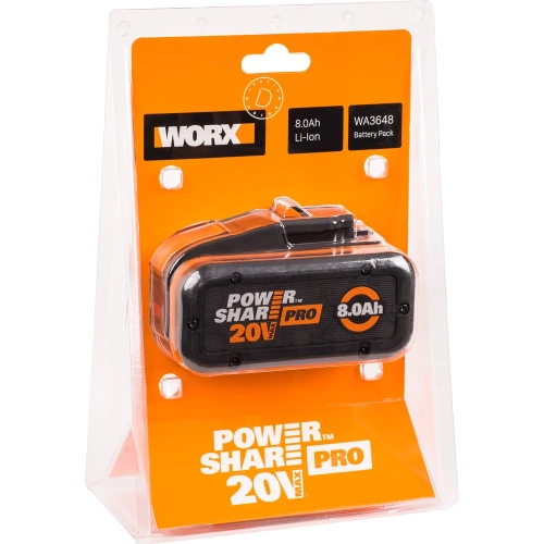 Аккумулятор (20 В; 8 Ач) WORX WA3648 фото 7