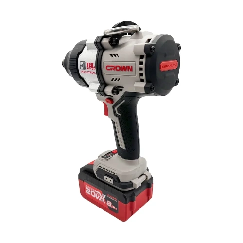 Гайковерт ударный аккумуляторный CROWN BL CT22056HX-8SC4 BMC фото 4