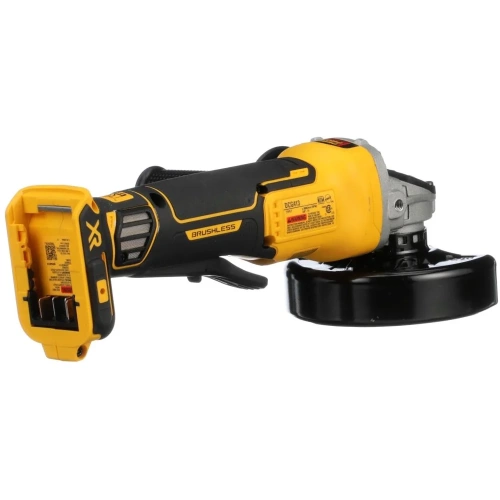 Аккумуляторная угловая шлифмашина DEWALT DCG413N, 18В, 115мм, 9000об/мин, без АКБ и ЗУ DCG413N-XJ фото 5