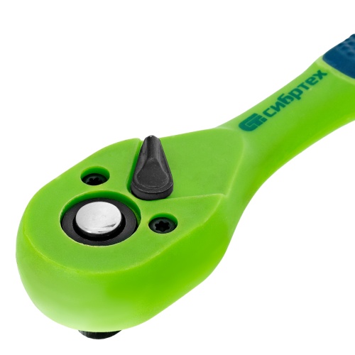 Ключ-трещотка 3/8", CrV, 72 зуба, с быстрым сбросом Сибртех фото 5