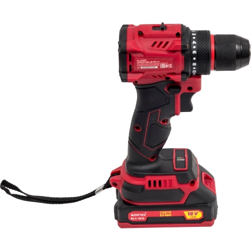 Аккумуляторная бесщеточная дрель-шуруповерт WORTEX LX BD 1815-1 Li 18В, 45 Нм, 2*1.5 Ач, патрон 10 мм, 1333697 фото 5 Аккумуляторная бесщеточная дрель-шуруповерт WORTEX LX BD 1815-1 Li 18В, 45 Нм, 2*1.5 Ач, патрон 10 мм, 1333697 фото 5