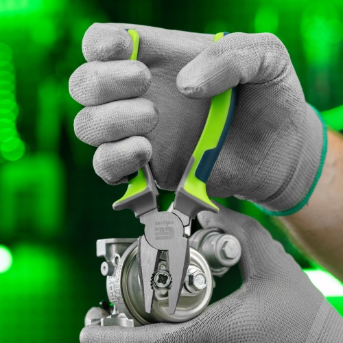 Плоскогубцы комбинированные, 160 мм, фосфатирование, трехкомпонентные рукоятки Сибртех фото 8