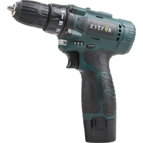 Дрель-шуруповерт аккумуляторная Zitrek Green 12V Plus, 12В, 1x1,5Ач 085-1013 Дрель-шуруповерт аккумуляторная Zitrek Green 12V Plus, 12В, 1x1,5Ач 085-1013