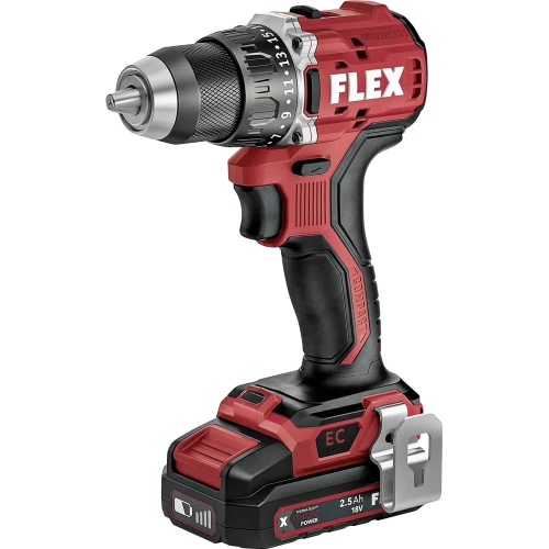 Аккумуляторная дрель-шуруповерт FLEX DD 2G 18.0 ec LD/2.5 set 519049 фото 3