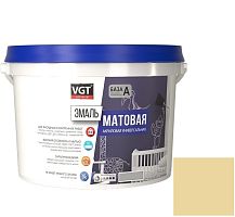 Эмаль универсальная VGT матовая Ral 1014 бежевая 10 кг