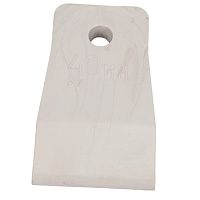 Шпатель резиновый Biber 35265 белый 40 мм