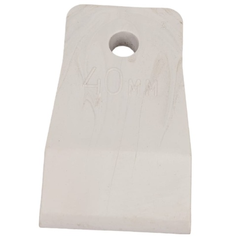 Шпатель резиновый Biber 35265 белый 40 мм