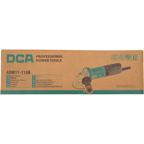 Угловая шлифовальная машина DCA ASM17-115B фото 10