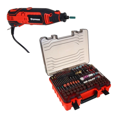 Гравер электрический ЕРМАК 160Вт, 8000-33000 об*мин, набор аксессуаров 289 пр. 693-024 Гравер электрический ЕРМАК 160Вт, 8000-33000 об*мин, набор аксессуаров 289 пр. 693-024