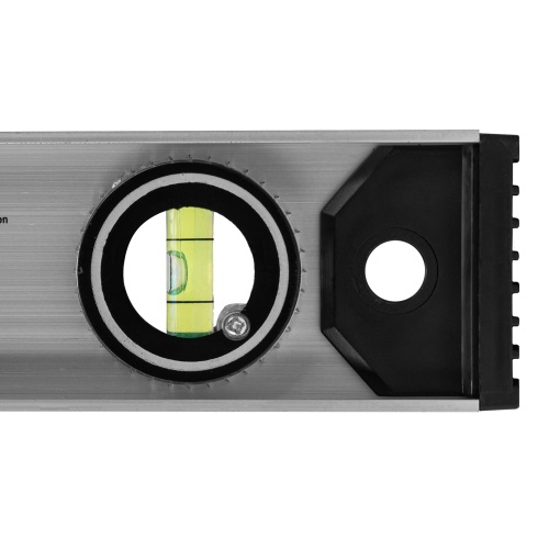 Уровень алюминиевый "Рельс", 2000 мм, 3 глазка (1 поворотный) Matrix фото 6