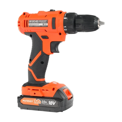 Аккумуляторная дрель-шуруповерт PATRIOT BR 187UES 180301547 фото 3