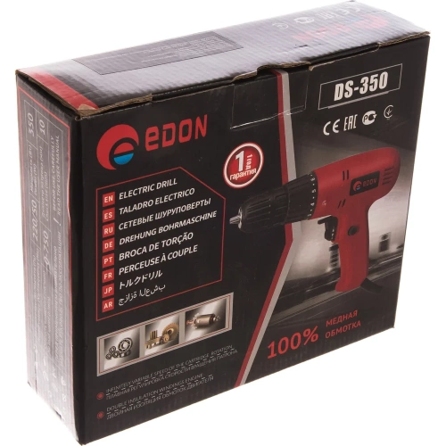 Дрель-шуруповёрт Edon DS-350 19525 фото 9 Дрель-шуруповёрт Edon DS-350 19525 фото 9