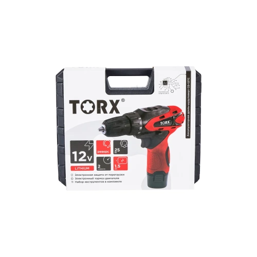 Аккумуляторная дрель-шуруповерт TORX CD-12TC 9310215 фото 10