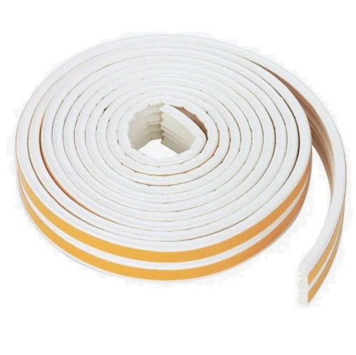 Лента уплотнительная самоклеящаяся Remocolor 50-3-214 Р-профиль белая 9x5,5 мм 10 м