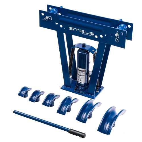 Трубогиб гидравлический, 1/2-2", 12 т, в комплекте с башмаками Stels фото 4