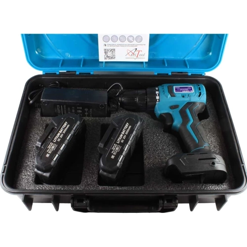 Аккумуляторная бесщеточная дрель-шуруповерт AktiTool cd20g-br в кейсе 20 В, li-ion аккум. 2 шт. 20 101215 фото 6 Аккумуляторная бесщеточная дрель-шуруповерт AktiTool cd20g-br в кейсе 20 В, li-ion аккум. 2 шт. 20 101215 фото 6