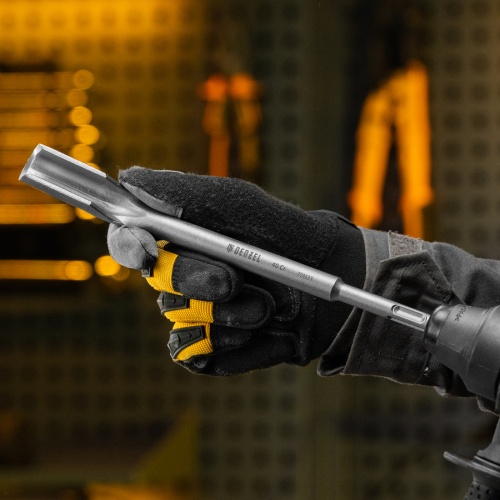 Зубило канальное, 14 х 22 х 250 мм, 40Cr, SDS PLUS Denzel фото 6