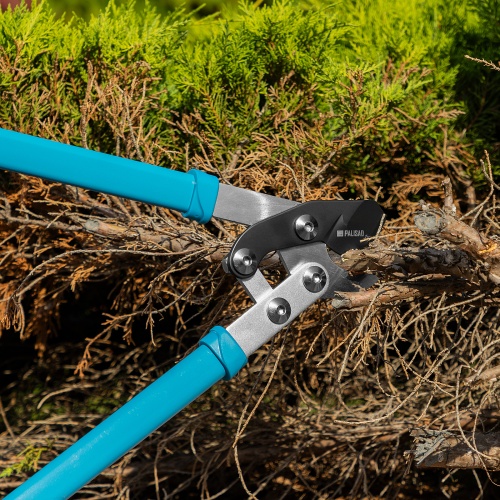 Сучкорез прямого реза, 750 мм, двухрычажный механизм, двухкомпонентные рукоятки, LUXE Palisad фото 9