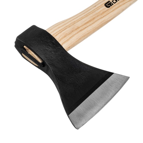 Топор ТП11-06, 600 г, в сборе, кованый, деревянное топорище Сибртех фото 3