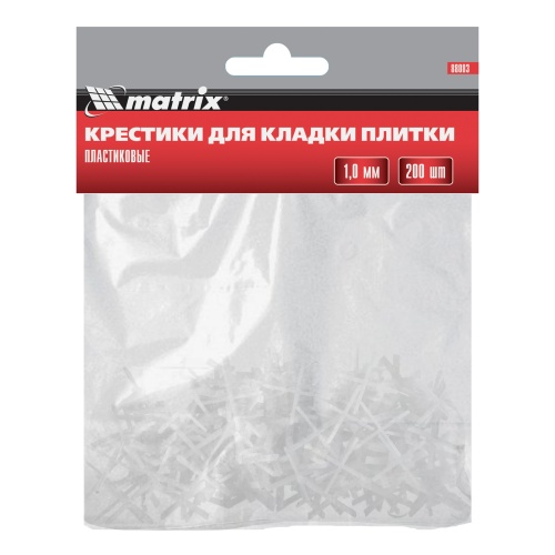 Крестики, 1.0 мм, для кладки плитки, 200 шт Matrix фото 4