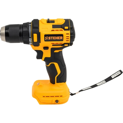 Бесщеточная дрель-шуруповерт STEHER 20 В, 65 Н·м, без АКБ (LMS), CB-65 фото 5