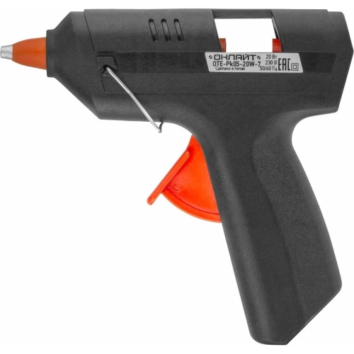 Клеевой пистолет ОНЛАЙТ 90 374 OTE-Pk05-20W-7 20 Вт, 7 мм 90374 Клеевой пистолет ОНЛАЙТ 90 374 OTE-Pk05-20W-7 20 Вт, 7 мм 90374