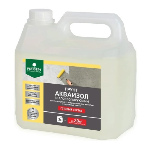 Грунт влагоизолирующий Prosept Акваизол 048-3 3 л