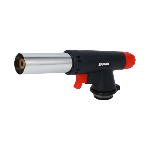 Горелка газ. с пьезо, цанг. захват, ЕРМАК широкое сопло, пласт., латунь; 16х5,5х3,2см 116-028 фото 5 Горелка газ. с пьезо, цанг. захват, ЕРМАК широкое сопло, пласт., латунь; 16х5,5х3,2см 116-028 фото 5