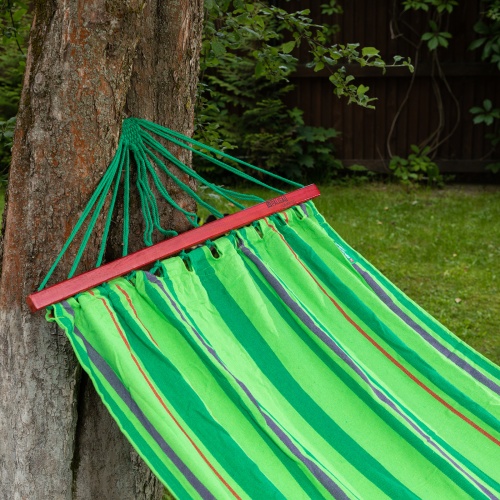 Гамак 200 х 100 см, с деревянными планками Camping Palisad фото 9