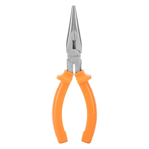 Длинногубцы прямые Classic, 160 мм, шлифованные, пластмассовые рукоятки Sparta фото 6